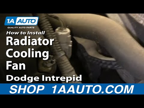 How To Install Repair Replace Radiator Cooling Fan Dodge Intrepid 98-04 1AAuto.com