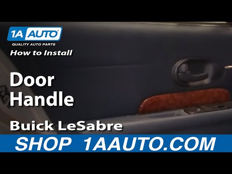 How To Install Replace Inside Rear Door Handle Buick LeSabre 00-05 1AAuto.com