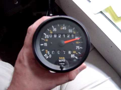 how to set vdo speedometer