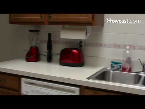 how to organize kitchen counters