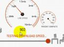 Sprint EVDO speed test A900/laptop