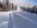 Borovets Bulgaria high speed ski run