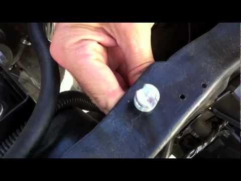 how to fit bonnet pins
