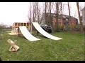 jump over pickup with minibike