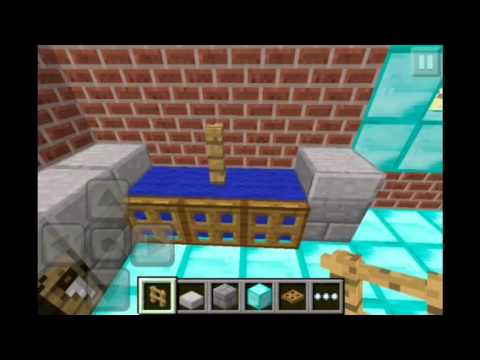 how to make a kitchen in minecraft pe