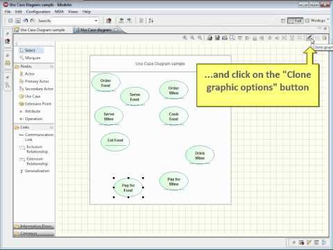 how to create use case diagram