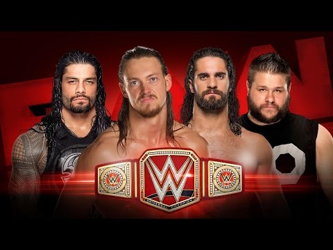 WWE RAW (08/29/2016)| SETH ROLLINS VS. ROMAN REIGNS VS. BIG CASS VS. KEVIN OWENS - UNIVERSAL TITLE