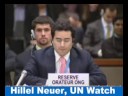 UN Watch Confronts Sudan, Proposes Amnesty for Jailed Bloggers, Writers, and Journalists