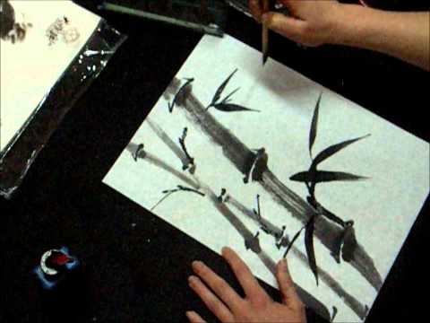 how to sumi-e paint