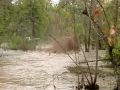 EPIC HUGE CHEVY 4X4 MUD TRUCK BLASTING THROUGH SLOUGH at Red River Mud Bog