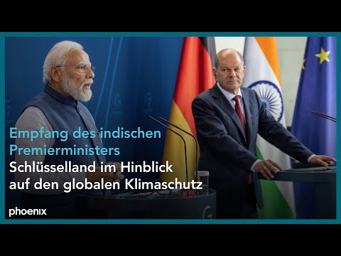 Bundeskanzler Scholz empfngt indischen Premier Modi