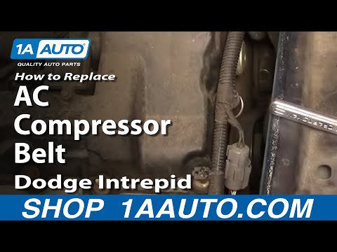 Auto Repair Replace AC Compressor Belt Dodge Intrepid 98-04 2.7L 1AAuto.com