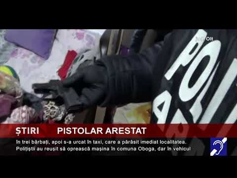 Pistolar arestat, în județul Olt