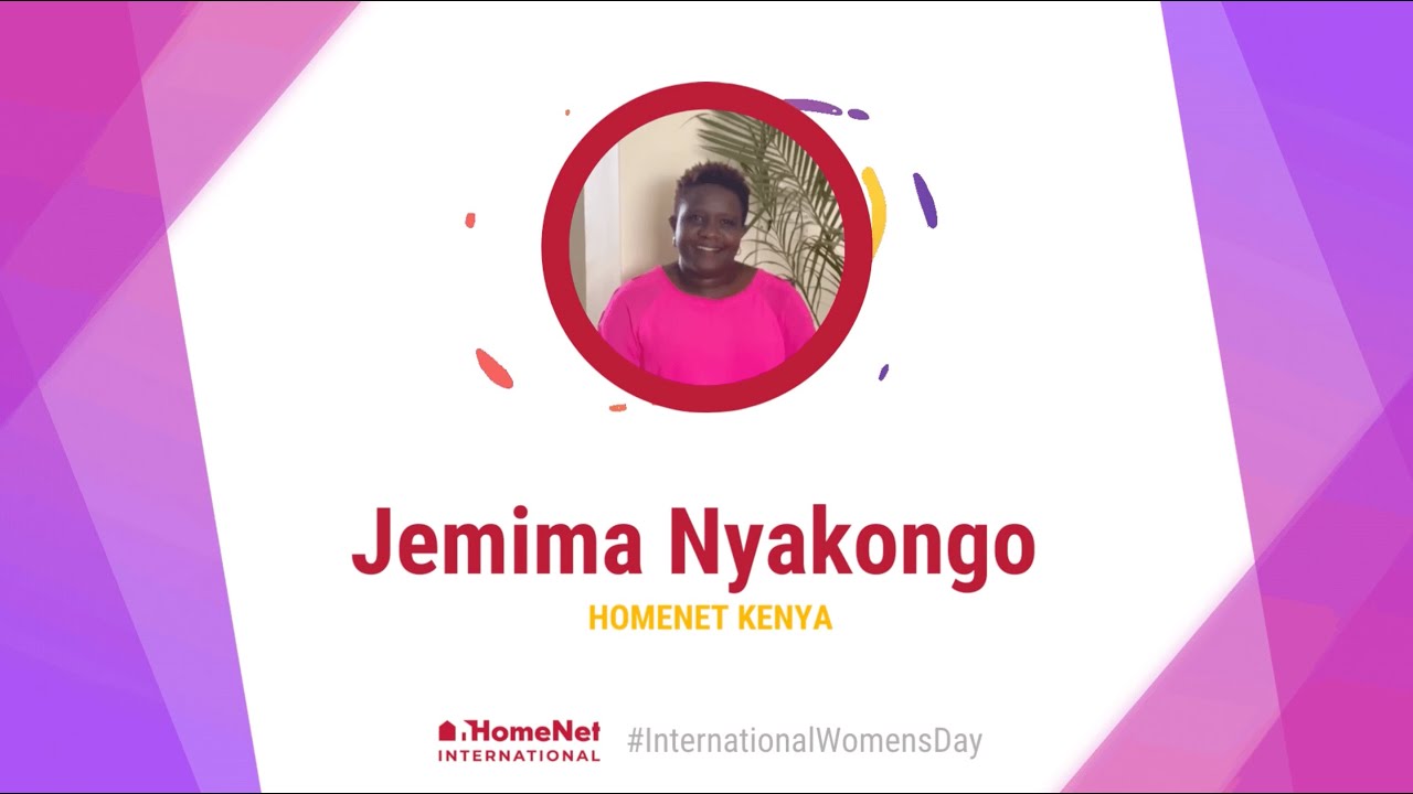 Jemima Nyakongo - HomeNet Quênia