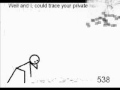 join the stickman animation group here: http://www.youtube.com/group/stickmananimation
post your own videos of stickmen doing whatever!

my first music video :)
i love this song and i've seen how many people have made music videos like this, so i thought i would give it a go. and wallah... heres my finished product :d

wow, favourited 7 times :d