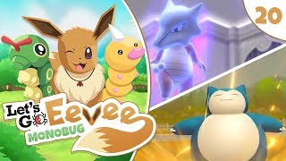 Pokémon Let's Go Eevee MonoBUG Let's Play! - Episode #20 - SPOOKY GHOSTS AND SNORLAX! w/ aDrive by aDrive