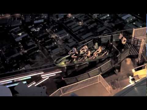 X Scream - This is a very hard ride to film, they won't allow cameras for the safety of the city below. so far i haven't been able to to get a good shot in daylight, th...