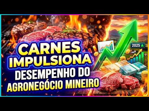 Cadeia de carnes impulsiona desempenho do agronegócio mineiro em 2025.