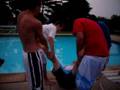 Throwing dan into the pool