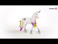 Miniature vidéo Figurine Bayala : Licorne arc-en-ciel, mâle