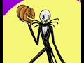 Jack Skellington - El Nene - Speedraw con el GIMP