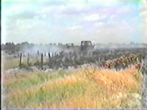 Plastic Mulch Incinerator for rapid farm field cleanup