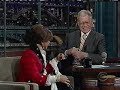 Paula on Letterman 12-10-08