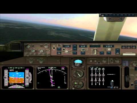 FSX Schulung - Die PMDG Boeing 747 - Final Approach Landing