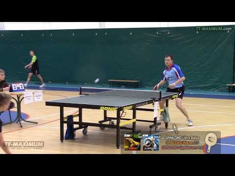 BH block with SPINLORD Gipfelsturm, short pips technique / техника игры короткими шипами, блок