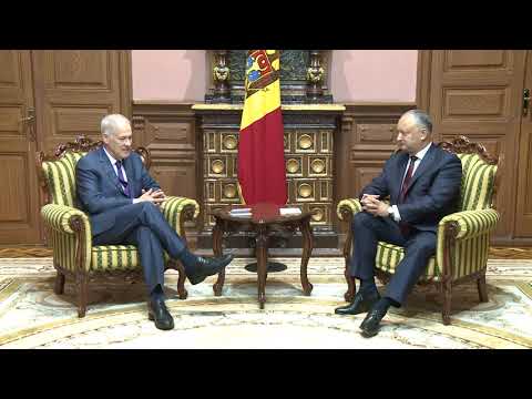 Президент Игорь Додон провел встречу с Послом Майклом Скэнланом