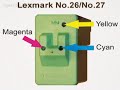 Lexmark No.26/27 Refill Instructions