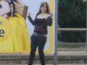 Elli und ich in der Stadt.