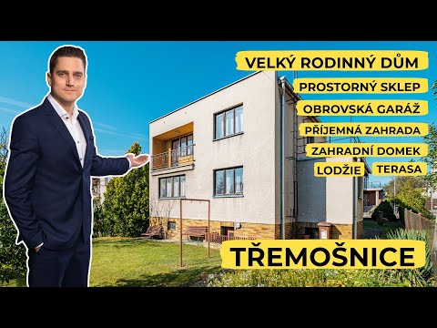 Video Velký rodinný dům s garáží, terasou a zahradou - Třemošnice