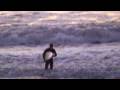 Surfing Ocean Beach by Sloat Blvd. - 06 DEC 2008