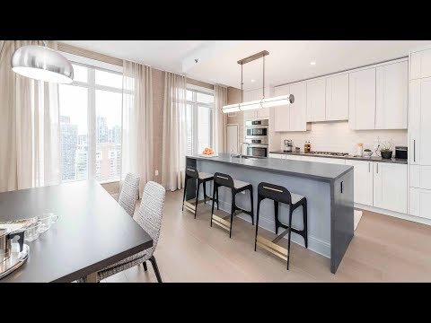 A high-style luxury 2-bedroom, 2-bath model at Streeterville’s classy One Bennett Park A high-style luxury 2-bedroom, 2-bath model at Streeterville’s classy One Bennett Park