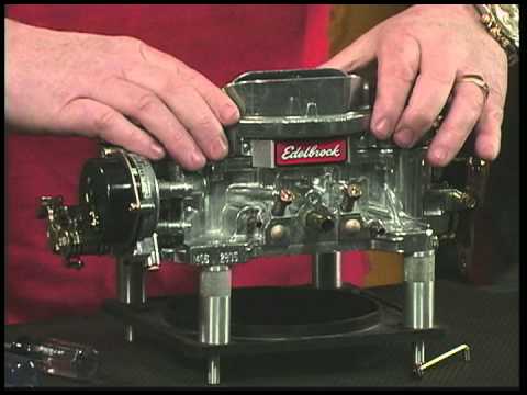 how to set up edelbrock carburetor