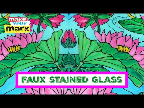 Unicorn SPiT: FAUX Stained Glass with ColorIt and UNICORN SPiT