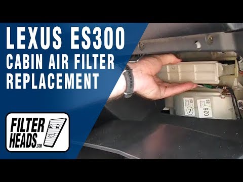 Cabin air filter replacement- Lexus ES300