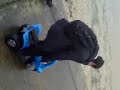 Third Buttock childs Trike on slope