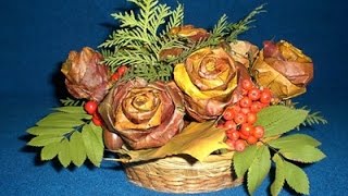 Экибана своими руками тема осень 336