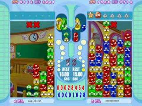 Puyo Puyo Fever ぷよぷよフィーバーオンライン ムスカ仕様ボイス GTR38秒13連鎖