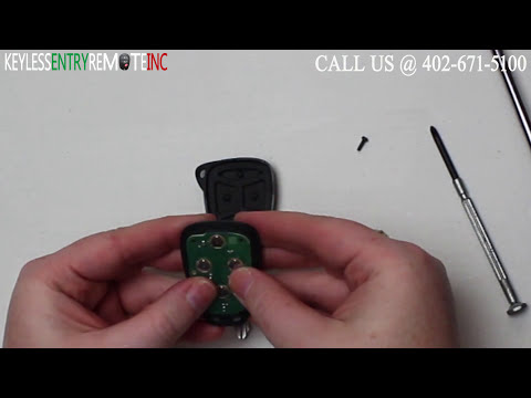 How To Replace Chrysler Aspen Key Fob Battery 2007 2008 2009