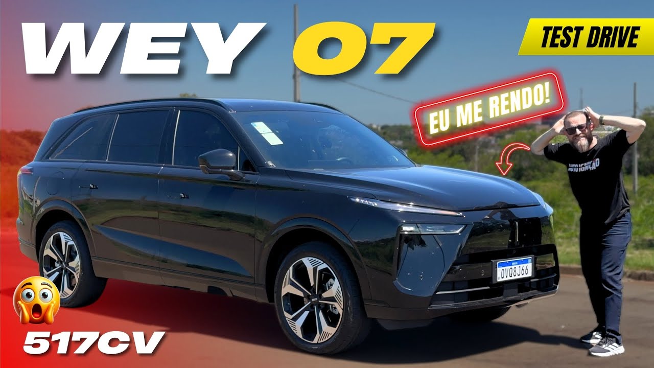 Test Drive GWM WEY 07 O SUV PHEV Mais Tecnológico do Brasil?