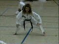 WOW! This we call a hammer! Vicious axekick to a board. Imagine this foot goes to your head...good night!
