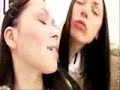 Intense Lesbian kissing
