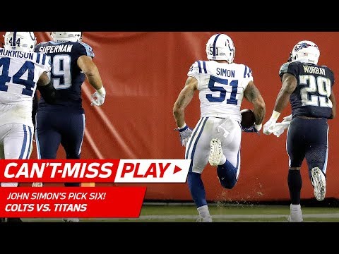 Video: Marcus Mariota Gives Up Crazy Pick 6 to John Simon! | Can't-Miss Play | NFL Wk 6 Highlights