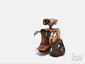 Wall-E finds headphones