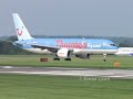 Thomson 263H Bird Strike In Manchester Airport
