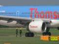 Thomson 263H Bird Strike In Manchester Airport