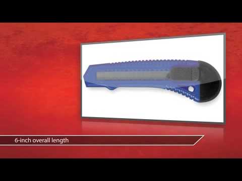 how to snap off a utility knife